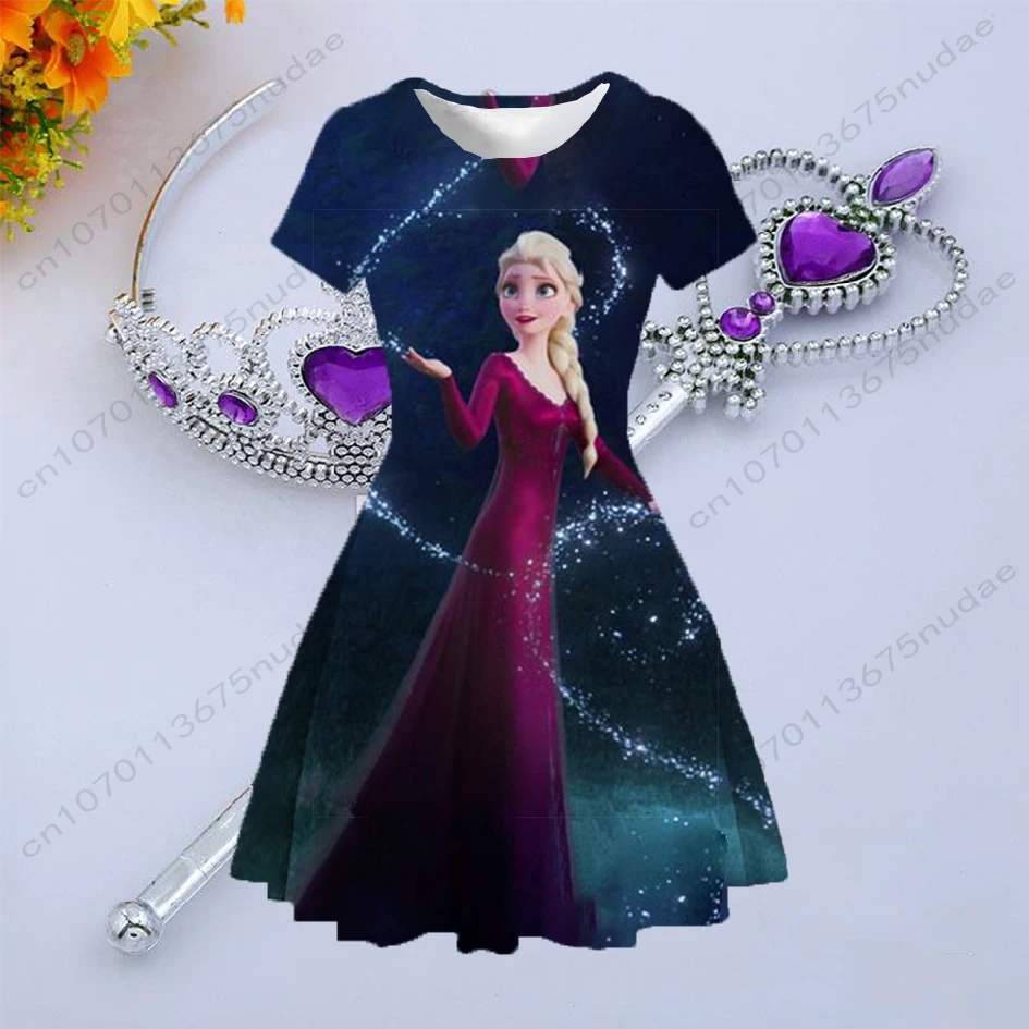 

Women's Summer Dress 2022 Disney Girls' Dresses Age 14 Year Old Girl Princess Dress Kids Girl Party Mermaid Birthday Party Gd109