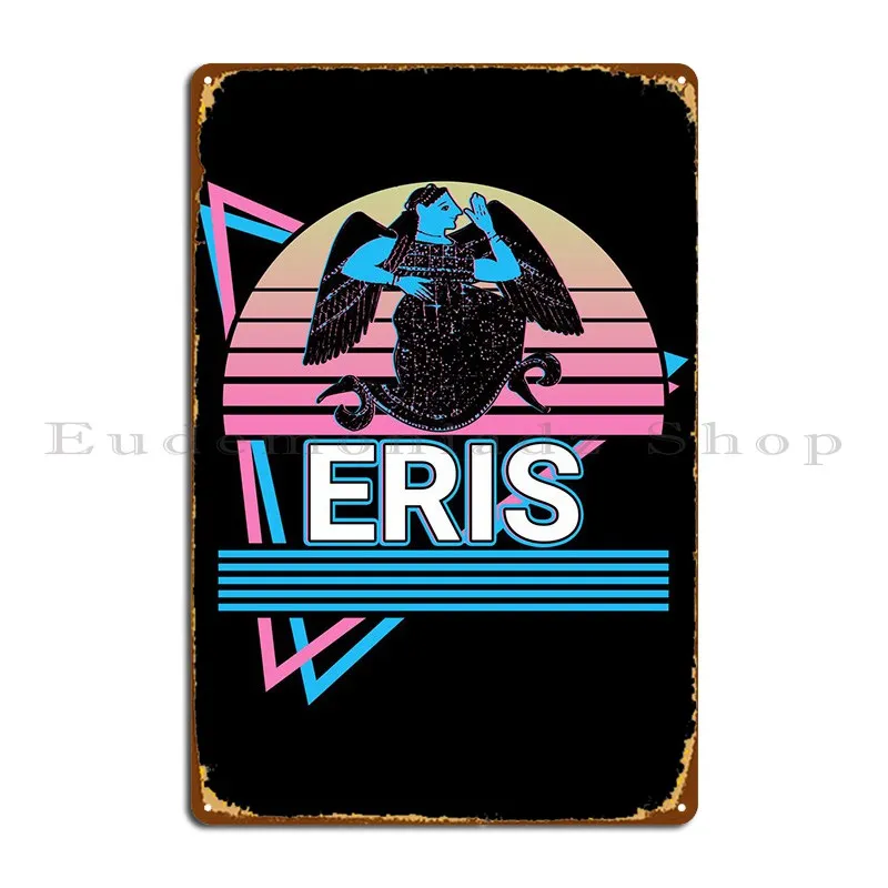 

Eris, богиня, древняя греческая металлическая вывеска, дизайнерское украшение, кухонный клуб, печатный оловянный знак, постер