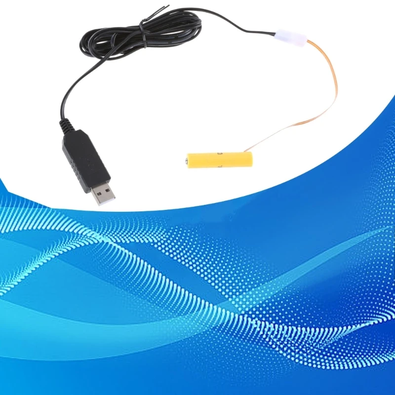 USB до 4 5 В LR03 3A Кабель для устранения батареи Шнур преобразователя питания Провод
