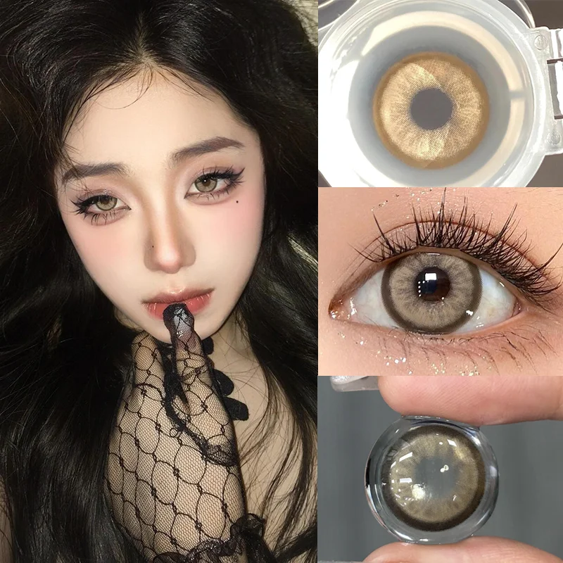 KSSEYE 1 пара новых контактных линз натурального цвета для глаз близорукости 0 ~ 8 00
