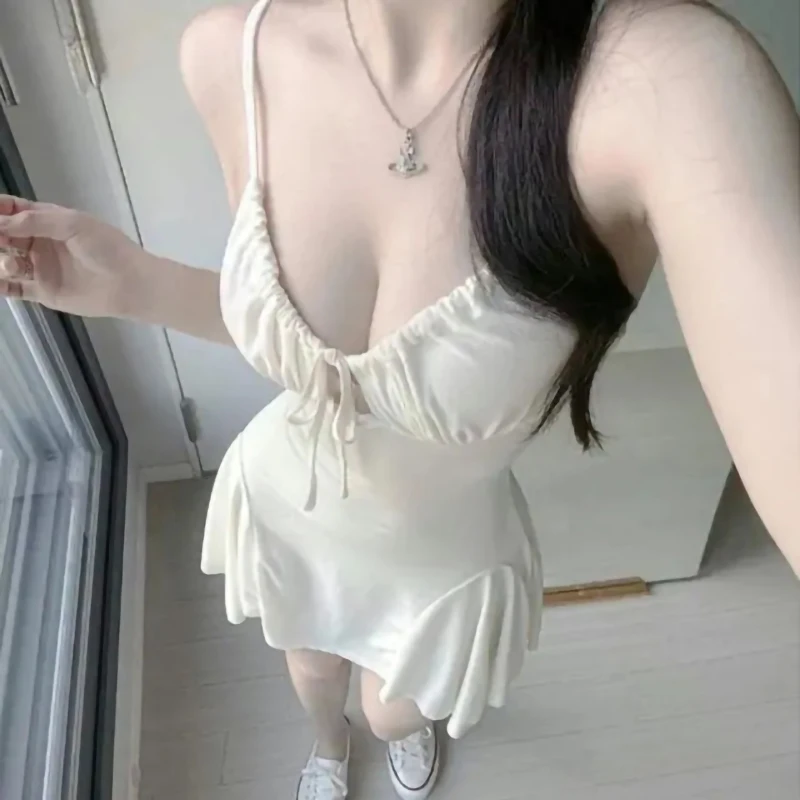 

Sexy Sleepwear Women New Sleeveless Suspender Dress Woman Nightgowns Pajamas Nightdress Female Modal Cotton Nightshirt