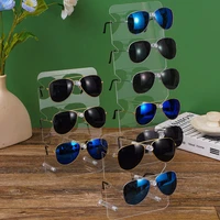 23456pairs acrylicwood sunglass display rack shelf eyeglasses show stand jewelry holder for multi pairs glasses showcase