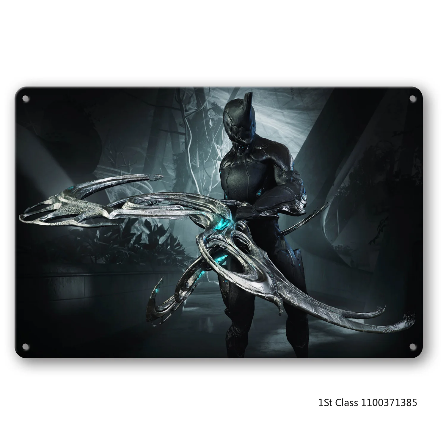 

Warframe аниме постер металлический настенный знак, спальня бар клуб Кафе Декор для стен в винтажном стиле жестяной знак, настраиваемый