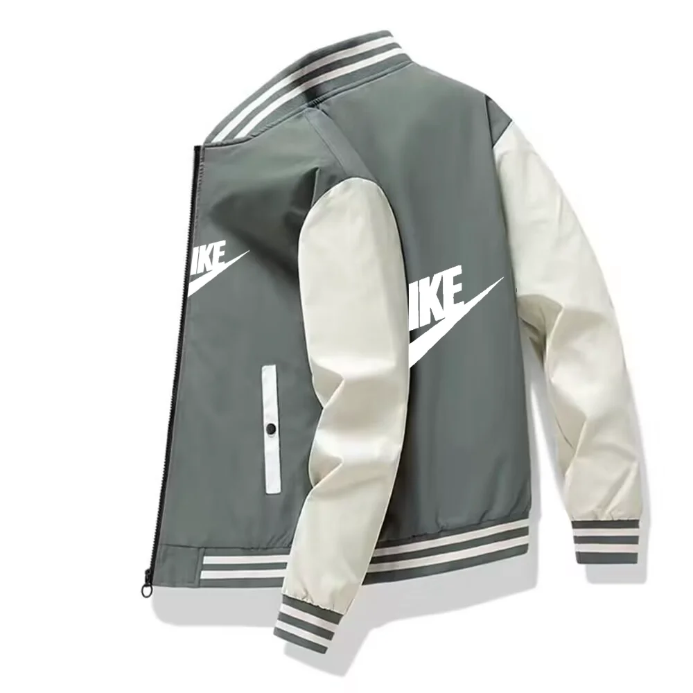 

2023 Autumn Camping Jacket High quality printed men's outdoor sports jacket Hooded windproof fashion casual brand sports jacket
