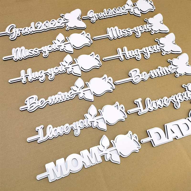 Сублимационный бланк из МДФ "Роза" - лучший подарок для романтической свадьбы, годовщины, Дня матери, Дня святого Валентина, модного праздника.