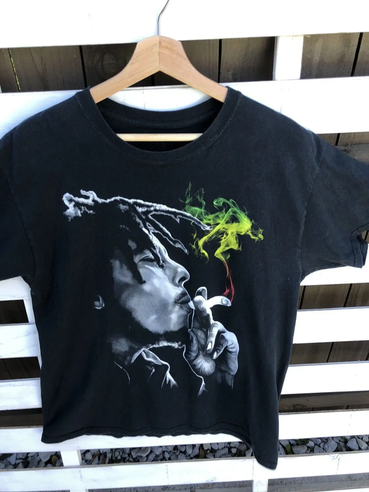 Футболка Боб Марли Зион размер L Черная