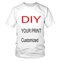 3d printing t shirt private custom pictures free design short sleeved fabric sports breathable lightweight logo