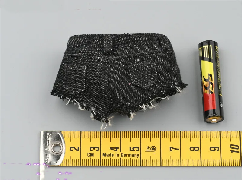 

1/6 Scale GD97001 Girl Denim Shorts Pants Model for 12''Body DIY Accessories