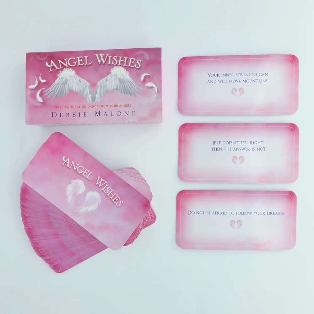 10 5*6 см пожелания ангела 40 карточек подтверждения вдохновляющего руководства из