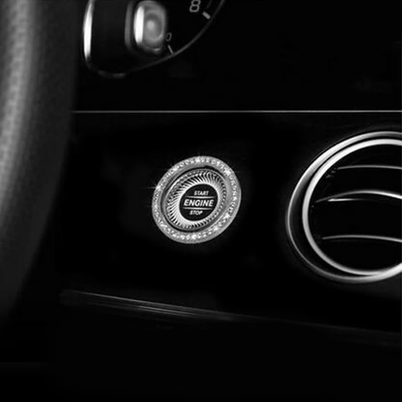 Для Mercedes-Benz E Class W213 2017-2019 Хрустальный стиль старт стоп двигатель переключатель