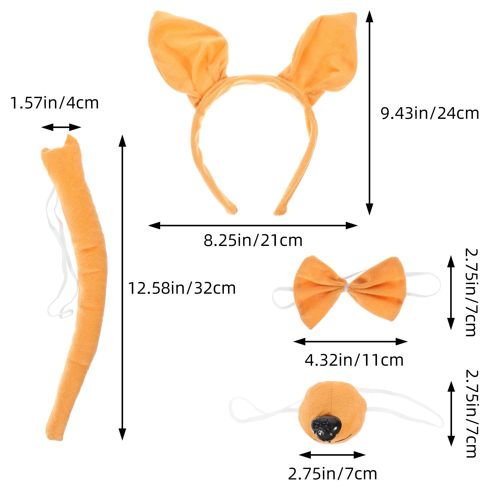 Парики для косплея повязка на голову с ушками кенгуру хвоста животного реквизит