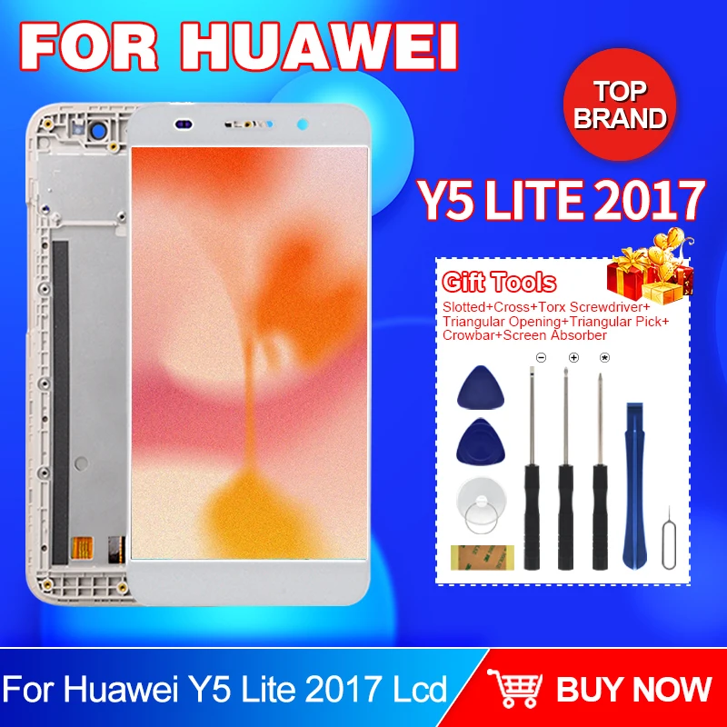 Горячая Распродажа 5 0 дюймовый экран Y3 2018 для Huawei 2017 ЖК сенсорный дигитайзер Y5 Lite