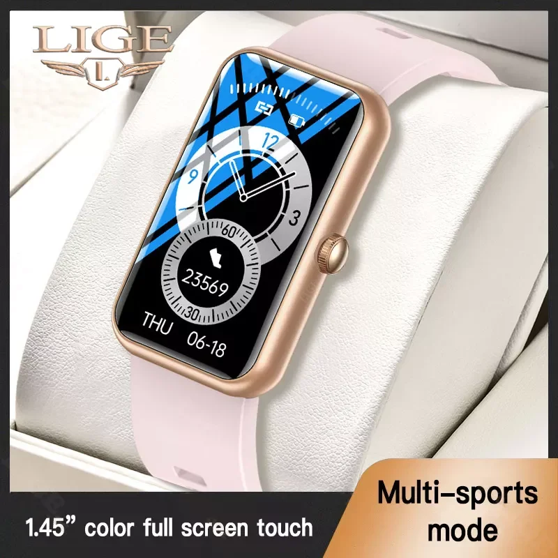 

LIGE 2021 Smart Watch Men Full Touch Sports Fitness Smart Bracelet Heart Rate IP68 Waterproof Women Smartwatch For Huawei Xiaomi