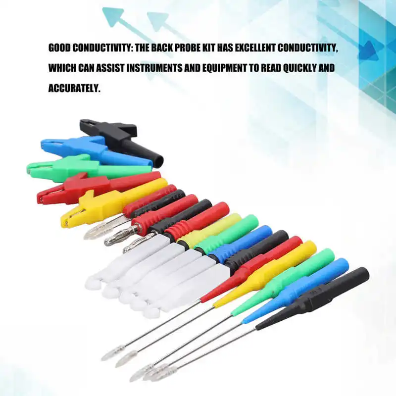 

Banana Plug Test Leads Kit Good Conductivity Fast Accurate Readings Professional Electronic Test Kits for