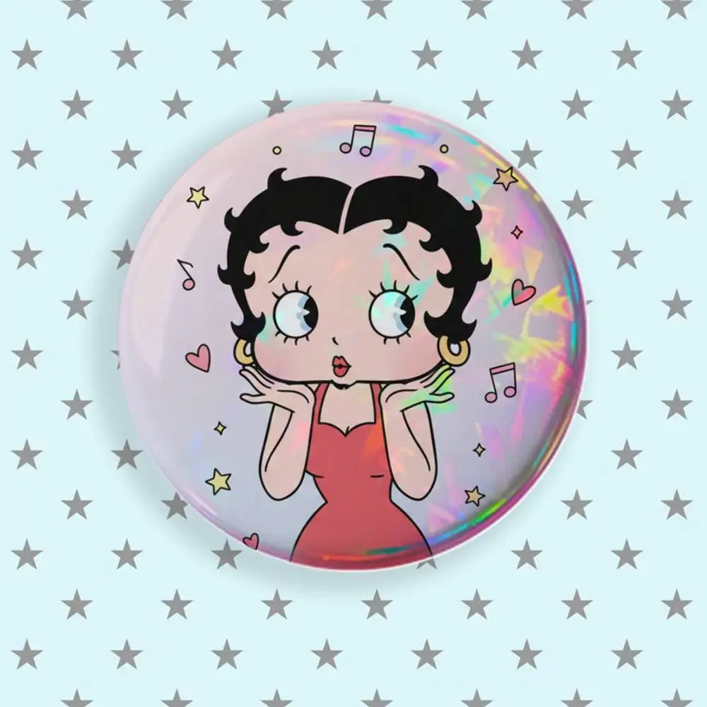 Брошь B-Betty Cute B-Boop, мультяшные значки-пинсы, аксессуары для рюкзаков и шляп, подарок для друга. (art.: 3920dd283100f) - 3920dd283100f