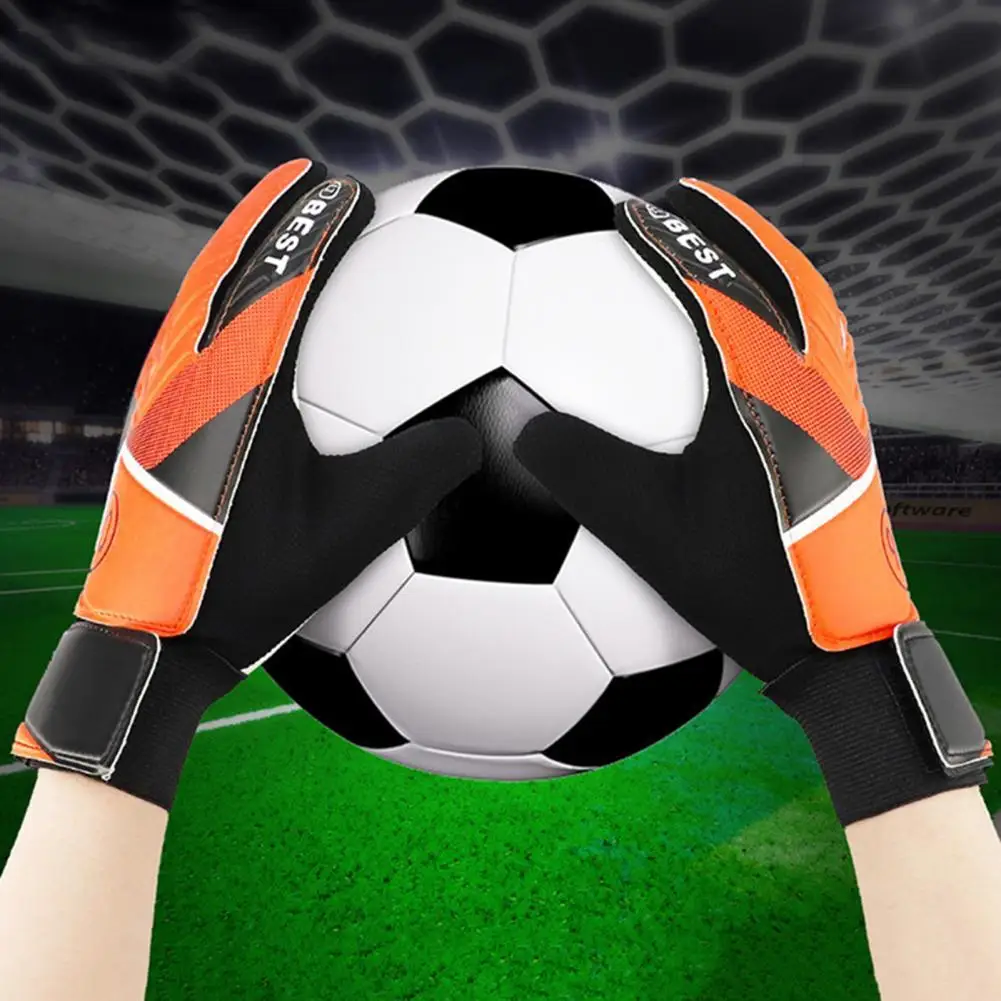

1 Pair Soft Goalkeeper Gloves Practical Anti-Collision Portable Protective Safety Gloves