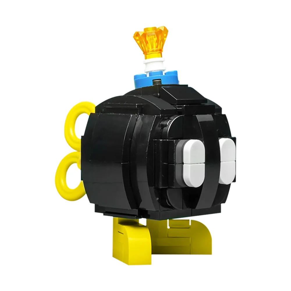 MOC Mini Sea Life рептилии DIY маленькие строительные блоки игра Bowser животные 3D модели