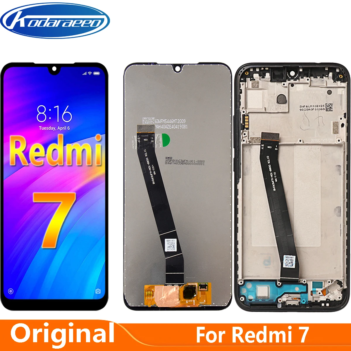 

6.26" For Xiaomi Redmi 7 LCD Display Touch Screen Replacement For Redmi7 M1810F6LI M1810F6LG M1810F6LH LCD Digitizer Assembly