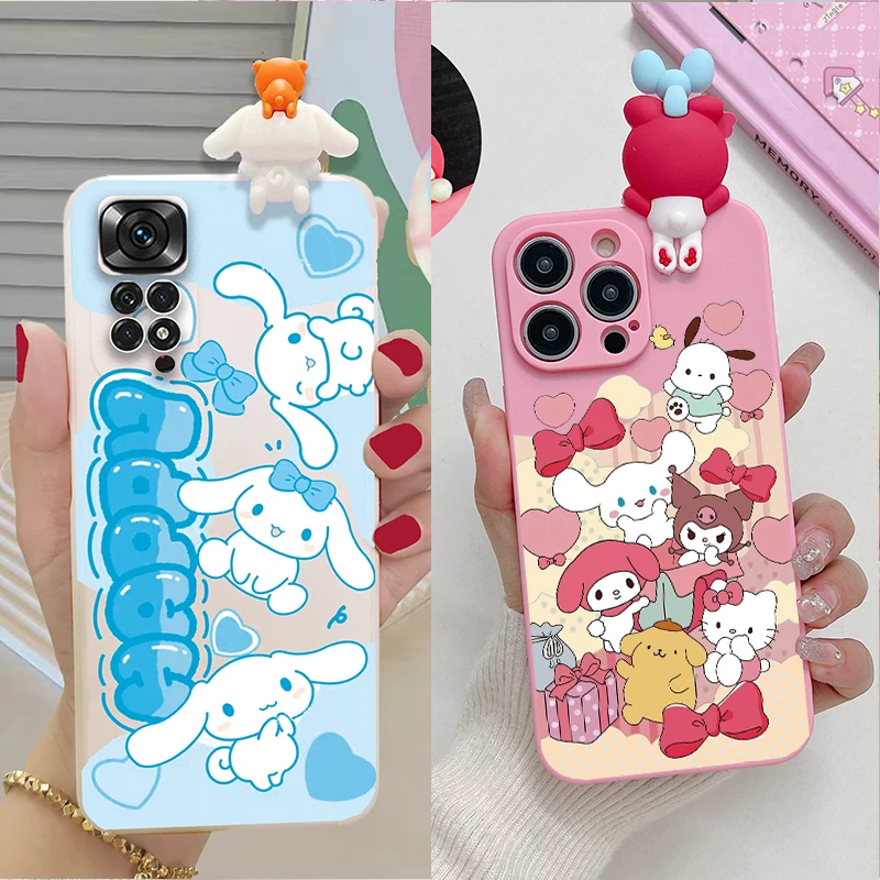 Милый чехол ﻿ 3D sanrio для куклы OnePlus 9 10 11 R Pro 8 T 9RT ACE 2V Nord CE 2 3 Lite N20 30 SE N200