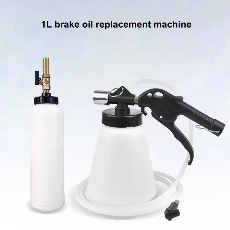 Комплект для промывки тормозной жидкости 1 л портативный вакуумный насос