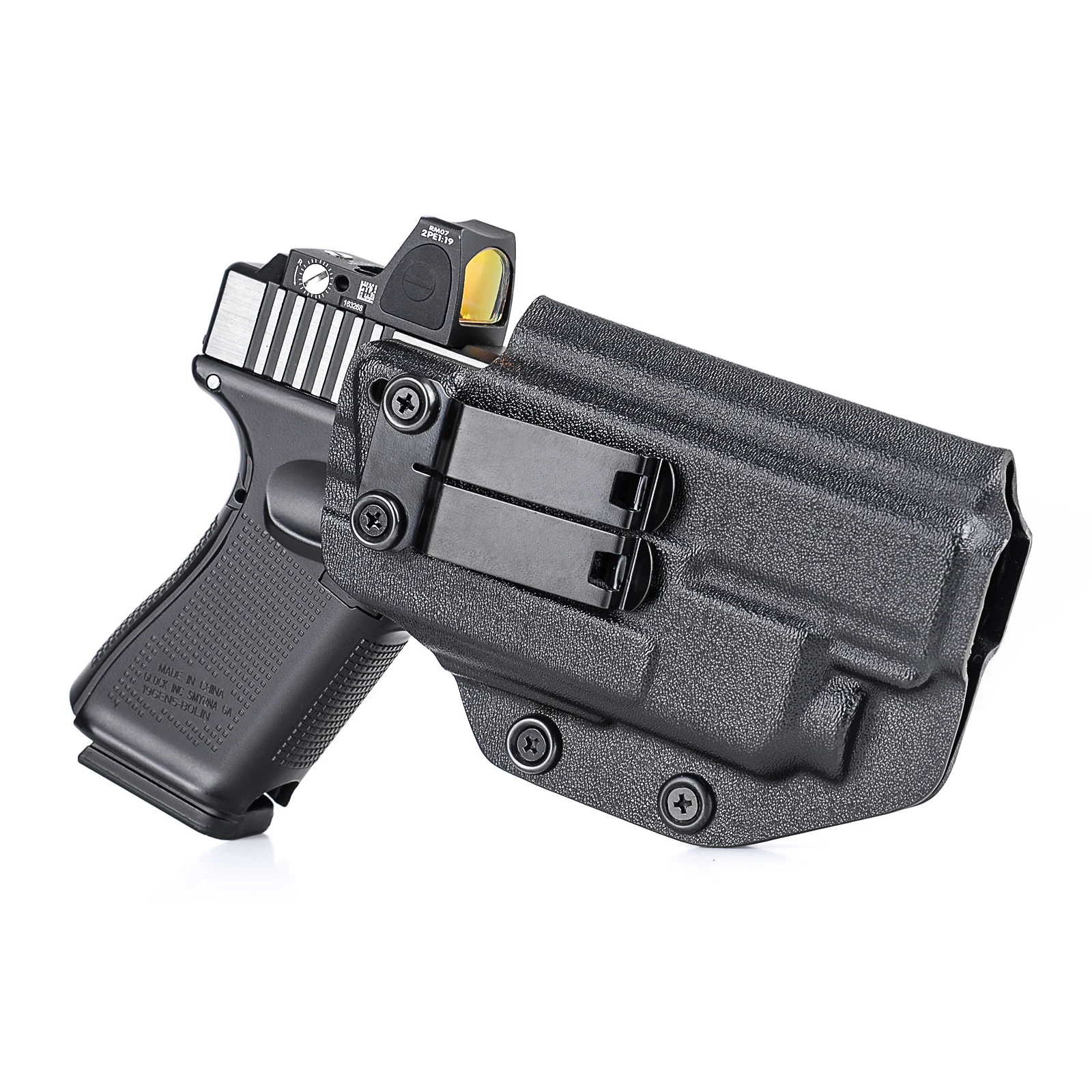Кобура IWB Kydex для Glock 19 23 25 32 44 45 с тактическим фонариком Streamlight TLR-8 8A 8G внутренним