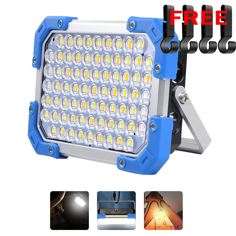 

KDULIT Рабочий Фонарь Rechargeable LED 3x18650