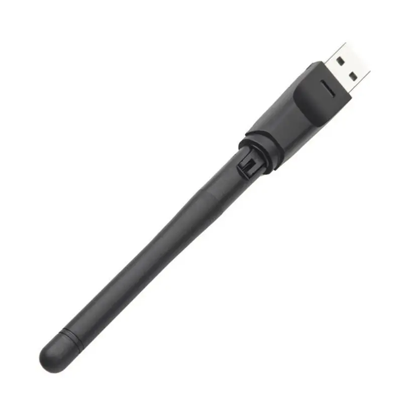 Эффективный USB Wi-Fi адаптер 150 Мбитс с чипом MT7601, 2,4 ГГц, поворотная антенна USB 2.0 для спутникового ресивера (art.: 3920db416ba2e) - 3920db416ba2e