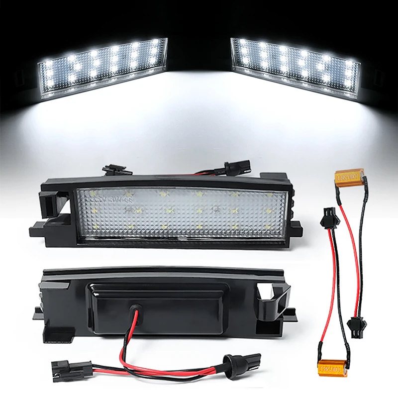 2 шт. Canbus фонари для номерного знака для Toyota Rav4 Corolla Camry Yaris Vitz Auris Solara Aygo Lexus OEM #8127102051