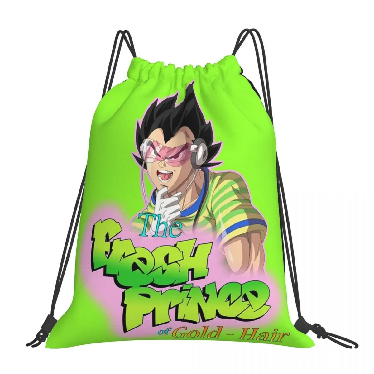 Свежий принц золотых волос рюкзаки портативные сумки на шнурке карманная сумка