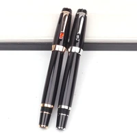 luxury mb boheme ballpoint rollerball pen black resin gel ink office supplies canetas elegantes fountain pens for writing