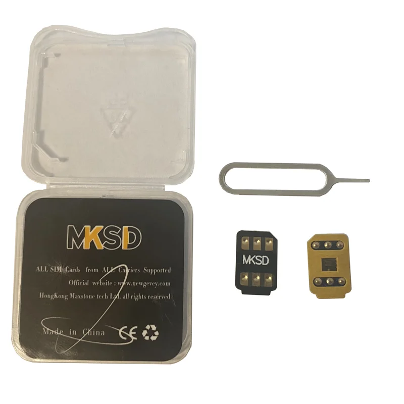 MKSD Black V1.6 adhesive 3M adhesive perfectly unlocks ICCID IOS16 in 5G mode. X-13.for iphone14 13mini 13/12/11/8/7/6/PLUS/XS enlarge