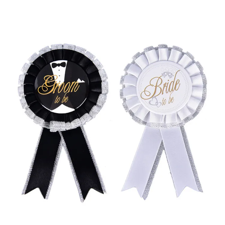 

Bride To Be Single Party Badge Black White Wedding Decoration Single Party Supplie Badge Hen Party Decoration Wedding Badge