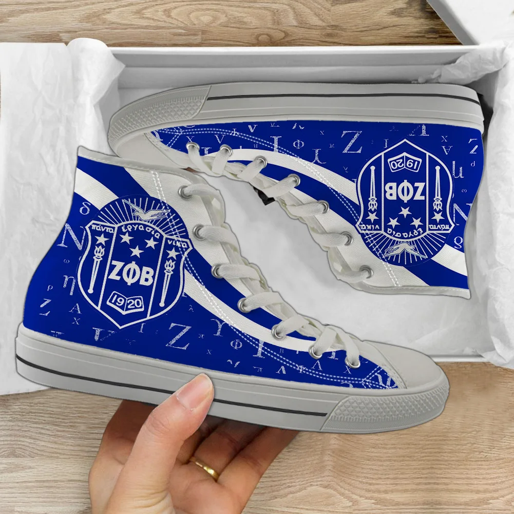 Модные высокие кроссовки Sigma Gamma Rho прочные на плоской подошве дизайнерские