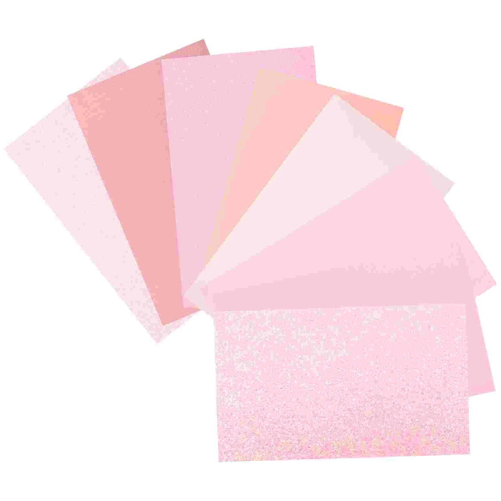 

8 Sheets Accessories Earrings Supplies Fabrics Craft Making Leathers Pink Earings Simple Themed DIY Materials Accessory