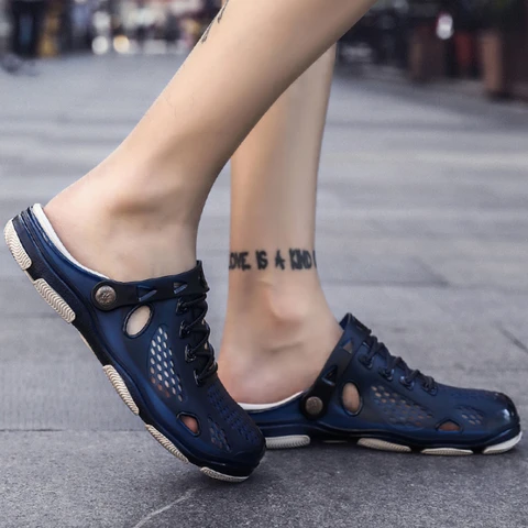Plastic mens sandals - купить недорого | AliExpress