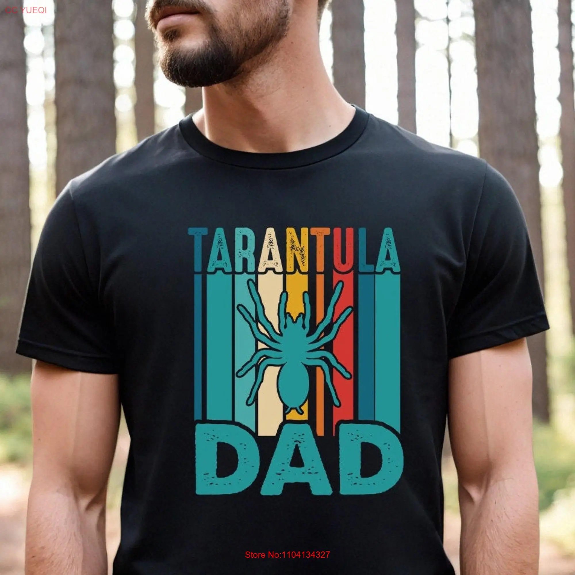 Футболка Tarantula Dad паук День отца энтомоцист для влюбленных длинный или короткий