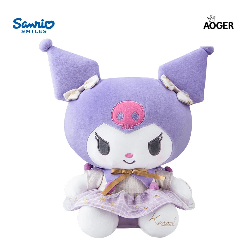 

Genuine Kuromi 2023 New Sanrio Animation Peripheral Platinum Series Hellokitty Plush Toy Doll Pillow Girlfriend Birthday Gift