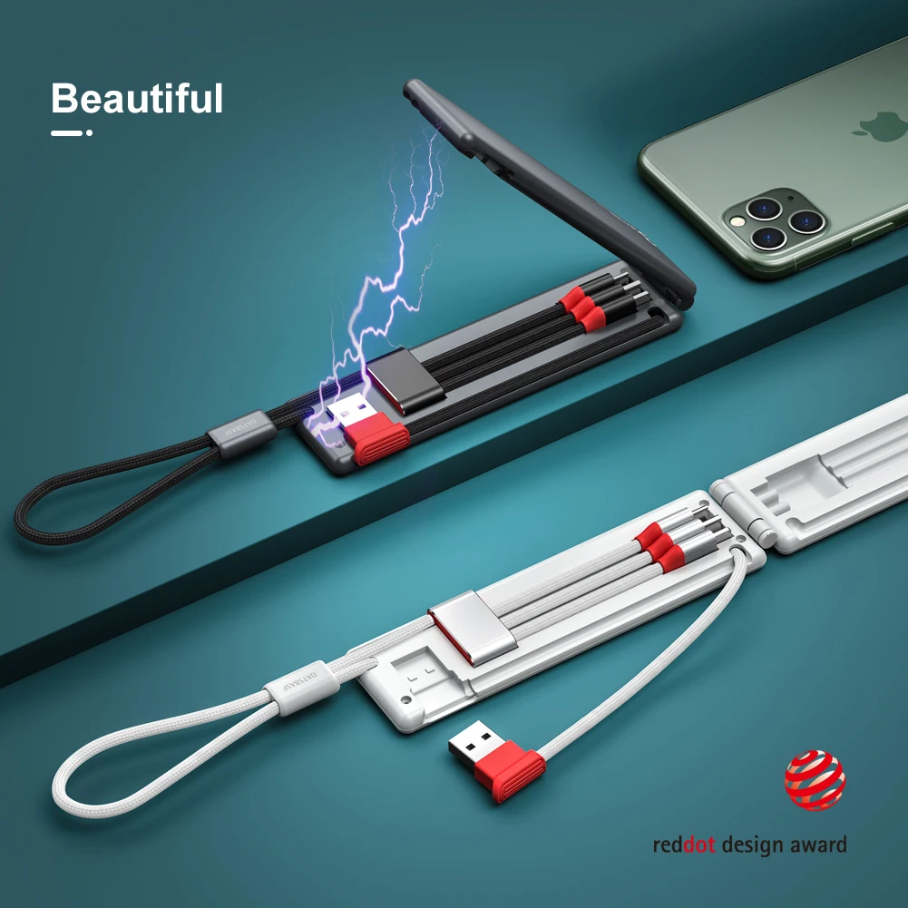 OATSBASF 3 в 1 USB кабель Тип C для iPhone 11 12 Pro Max Xiaomi Realme Samsung Micro Lightning Кабель зарядное