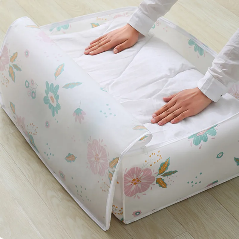 

Bag Dustproof Quilt Storage Clothes Duvet Foldable Bag Storage Organizer Quilt Organizers Luggage Blanket Closet Moistureproof