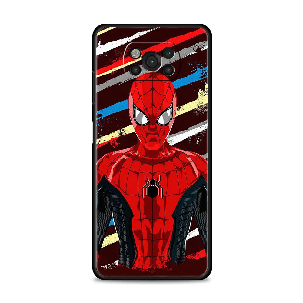 Чехол для телефона с супергероями Marvel Xiaomi POCO X3 NFC M3 M4 Pro GT F1 5G MI 11 10T Lite 11T 9T 12 12X 12Pro Note