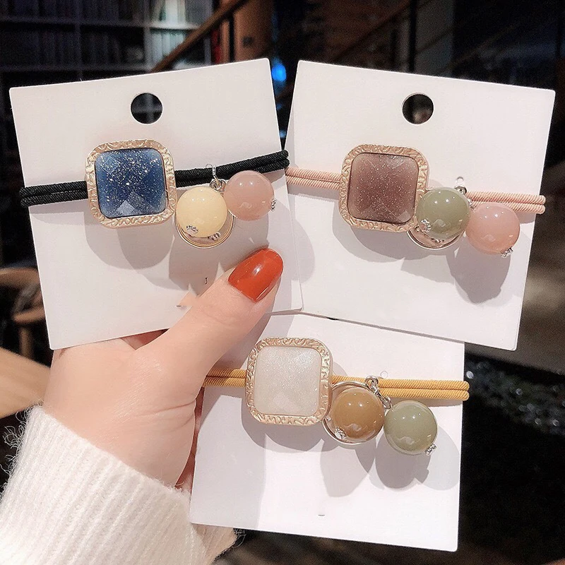 

Headwear Rubber Band Casual And Sweet Hair Tie Hair Rope Women And Girls Elastic Hair Rope Popular Hair Accessories