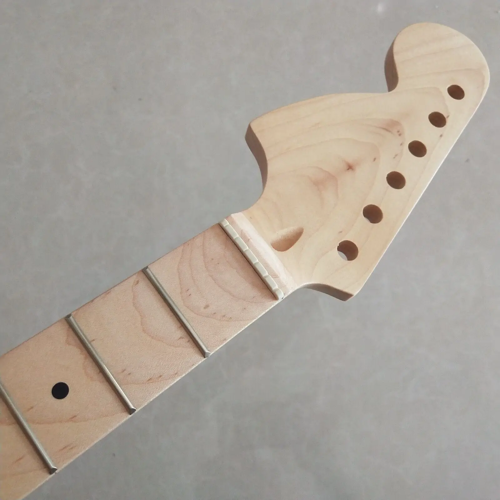 Replacement Left hand Guitar Neck 22 fret 25.5inch Maple Fretboard Dot Inlay enlarge