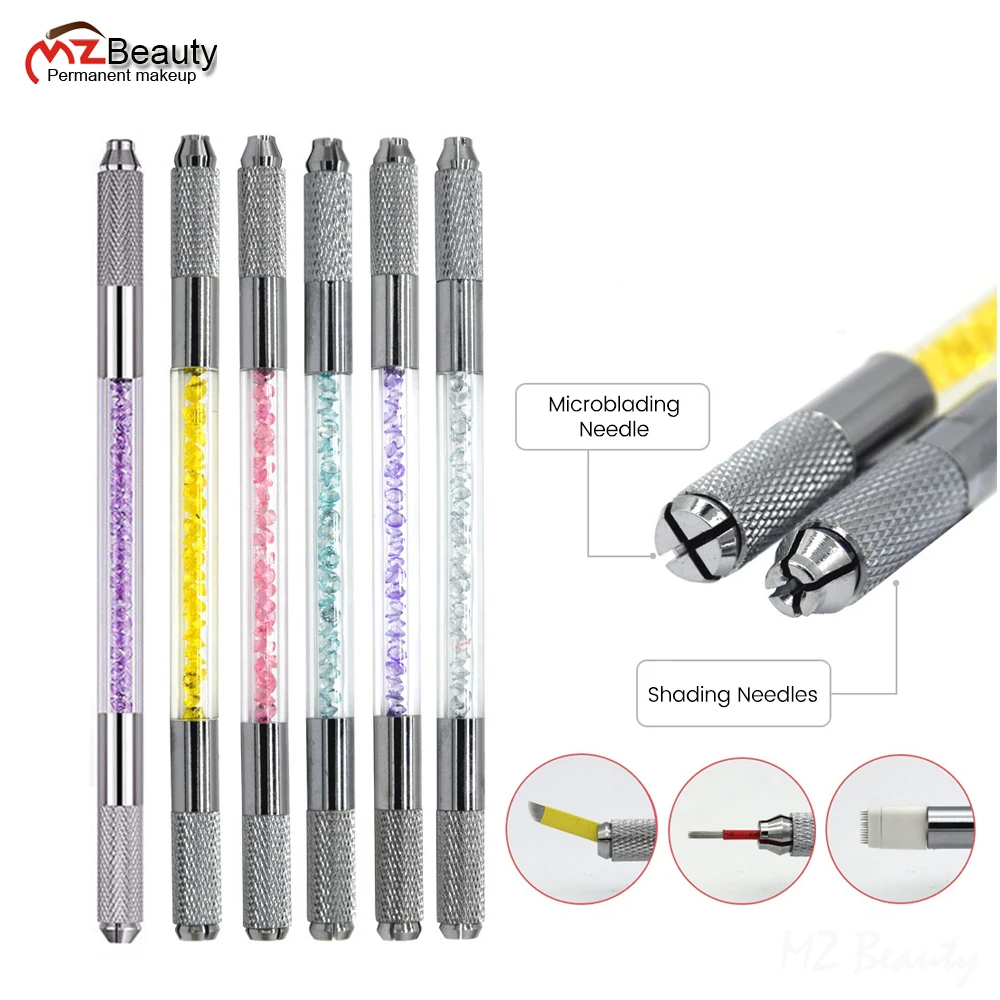 Ручка Для Микроблейдинга 2 В 1 Классический Двусторонний Ручной Инструмент