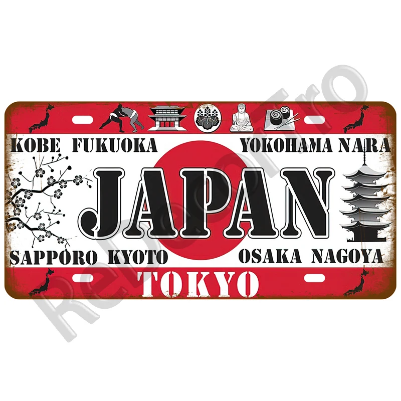 Настенная жестяная пластина для дома ресторана ремесла Франции России Испании