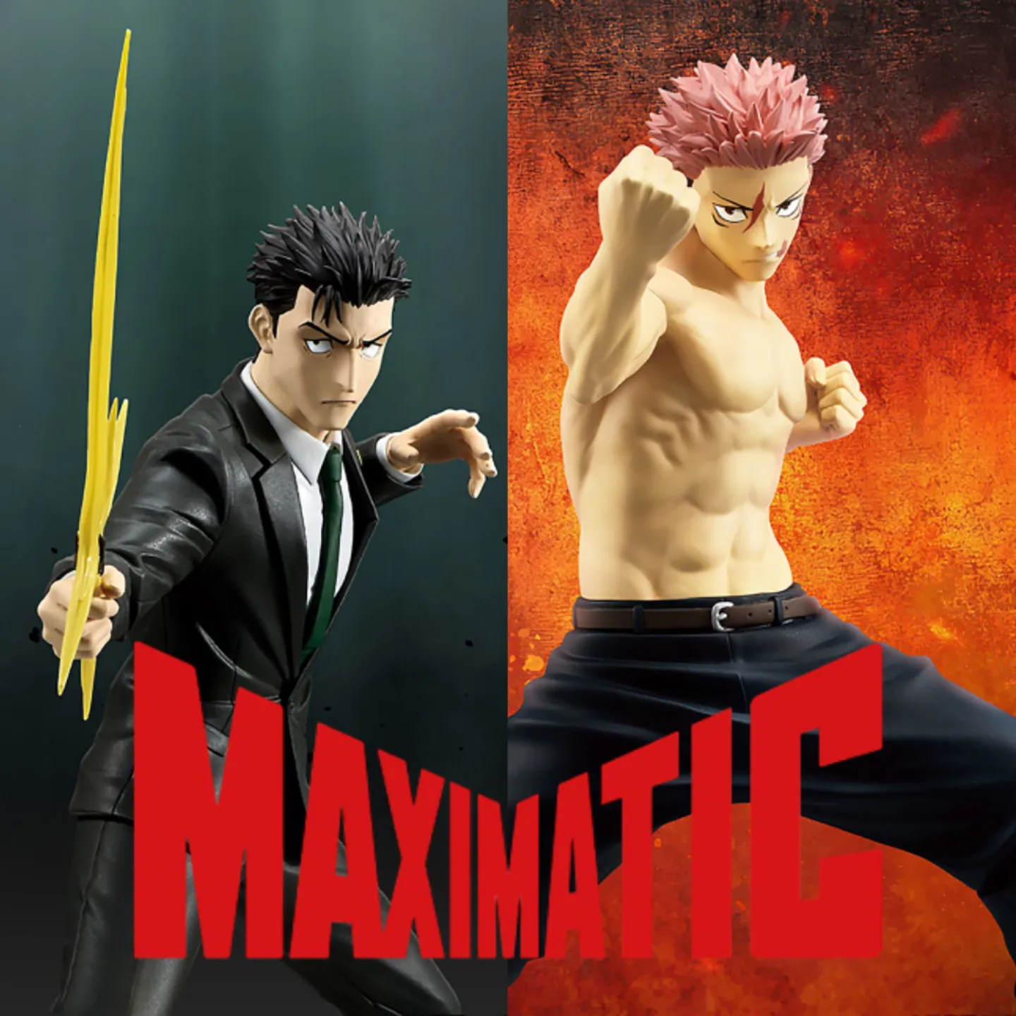Фото В наличии BANPRESTO MAXIMATIC Jujutsu Kaisen Ⅲ: Юдзи Итадори, Хироми Хигурума, фигурки из ПВХ, 21 см, коллекционные аниме-фигурки, игрушки №2