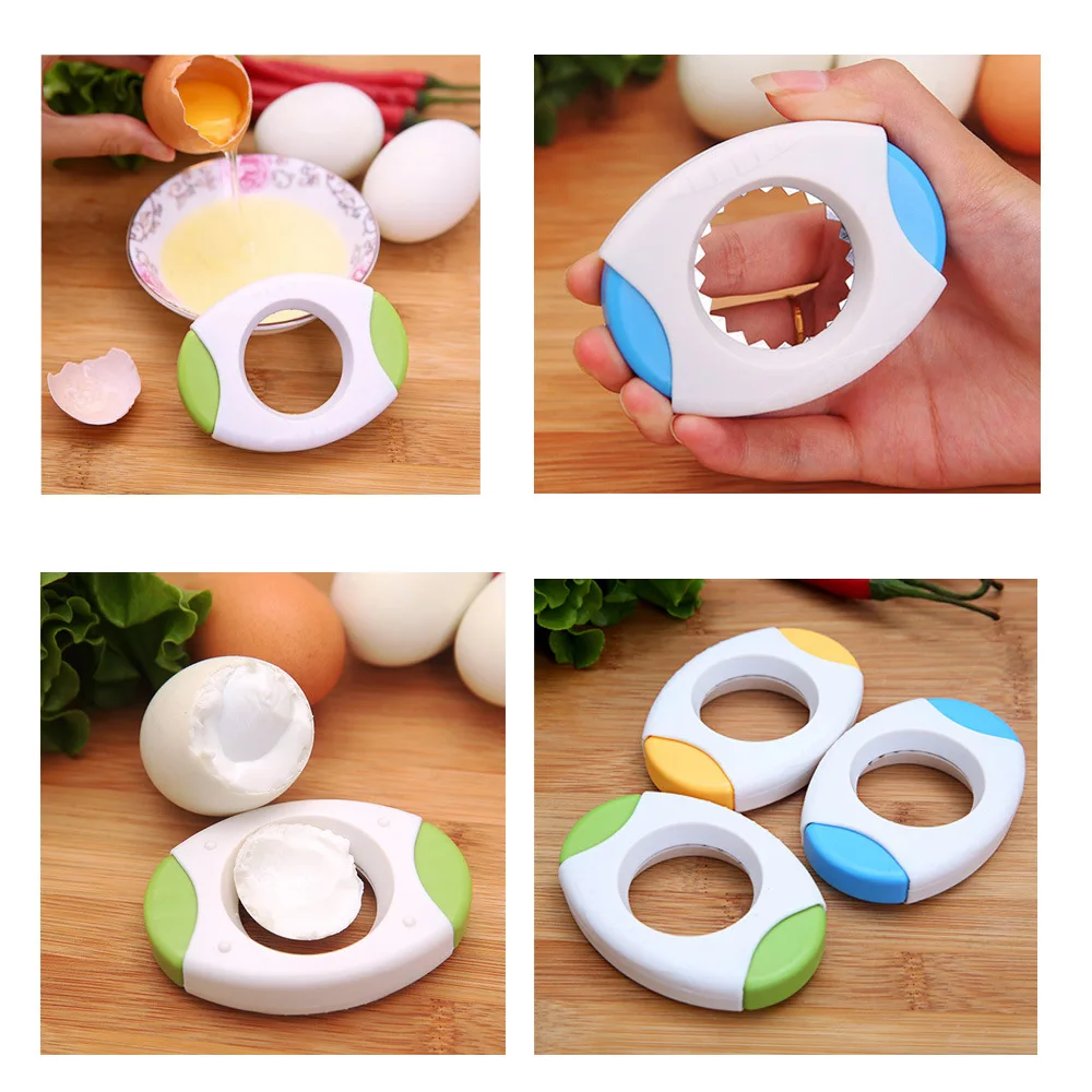 

Home Egg Opener Handheld Egg Shell Topper Cutter Essential Kitchen Scissors Boiled Eggs Opener Tools Cooking Accessories