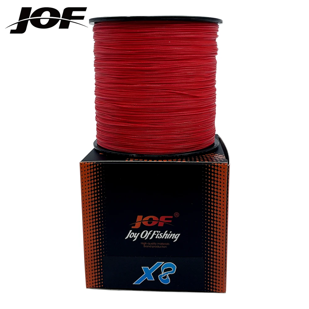 

JOF PE Not Fade Lure Line 8Strands 100m 300m 500m Multifilament Fishing Line Strong Strength 18 22 31 39 43 52 61 78lb