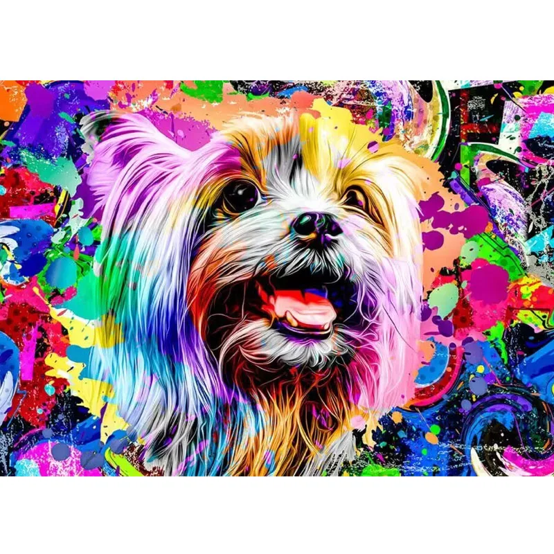 

Sunature AB Diamond Painting Art Full Square Round Drills Dog Diamond Painting Kits (5-10 AB Colors)