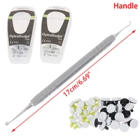 dental instruments composite resin filling spatula foam pads optrasculpt teeth whitening tool kit mixing handle