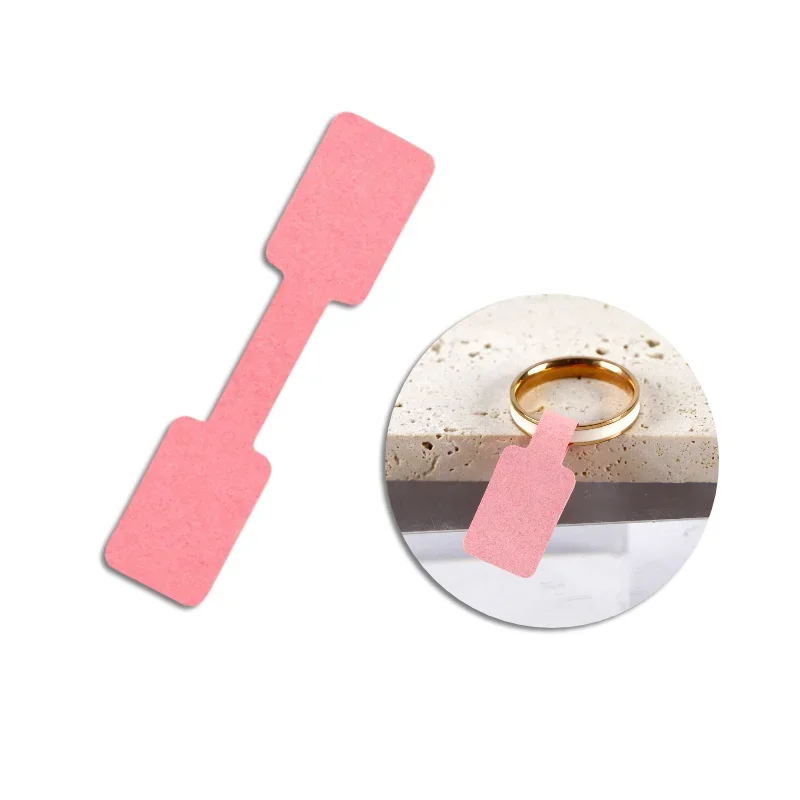 

100/200 шт. квадратный ценник для подставки для ювелирных изделий, 8 цветов, дисплей, карты, серьги, ожерелье, браслет, пустая самоклеящаяся этикетка, упаковка